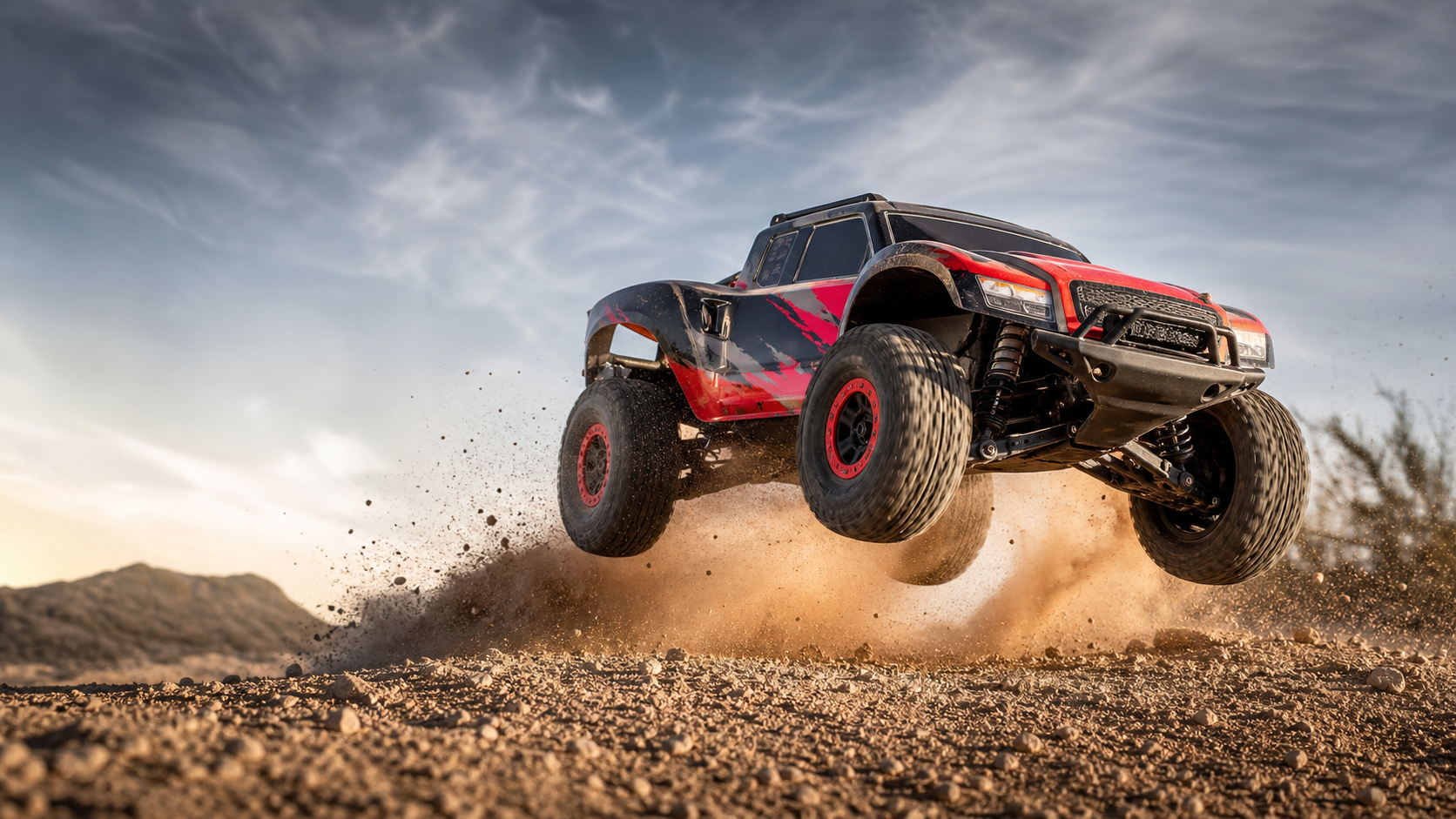 RC truck community action post